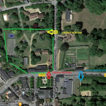 Grand A Sur Sarthe Semesterbostad *